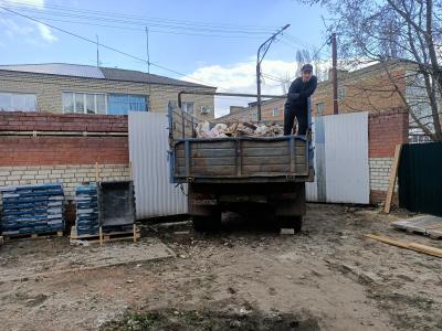 Вывоз строительного мусора с территории частного дома в Борисоглебске, фото 3